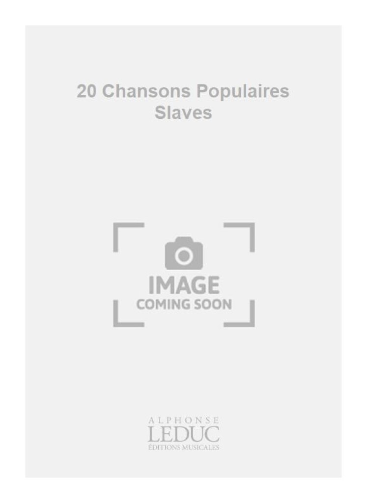 20 Chansons Populaires Slaves